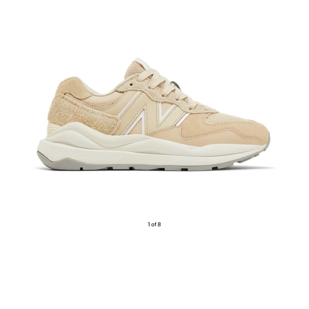 NEW! New Balance Women's Beige/Tan Suede & Mesh Sneakers